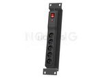 SURGE PROTECTION ARMAC C5 RACK 19" IEC C14 BLACK 1.5M (5 OUTLETS)