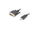 Kabel Hdmi(M)->Dvi-D(M)(24+1) 1.8m 4k 30hz Czarny Dual Link Pozłacane Styki Lanberg