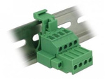 TERMINAL BLOCK 4PIN SET FOR DIN RAIL DELOCK
