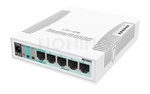 RB260GS 5x Gigabit Ethernet Smart Switch, SFP cage, plastic case, SwOS