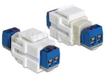 Adapter Terminal Block 2pin->Terminal Block 2pin Delock