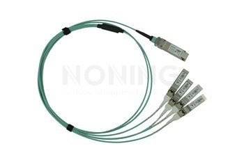 QSFP+ OPTEC, 40G, AOC, 1M Active Optical Cable to 4xSFP+