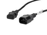 EXTESION POWER SUPPLY CABLE IEC 320 C13->C14 1.8M VDE BLACK LANBERG CA-C13E-11CC-0018-BK