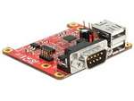 RASPBERRY KARTA PI USB MICRO(F)/USB PIN HEADER->2X USB-A(F)+RS232
