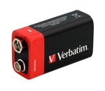 BATTERIES VERBATIM 9V R9 6LR61 (BLISTER OF 1)