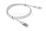 Patchcord Kat.5e Ftp 1m Szary Fluke Passed Lanberg