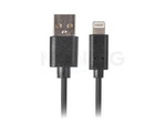 LIGHTNING(M)->USB-A(M) CABLE 1.8M BLACK LANBERG