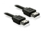 DELOCK ESATAP CABLE MALE-MALE 1M