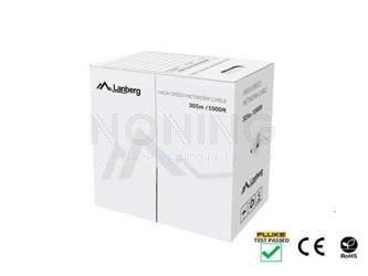 LAN CABLE UTP CAT.6 305M SOLID CU FLUKE PASSED LANBERG