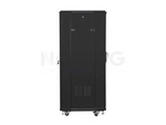 Szafa Instalacyjna Rack Stojąca 19" 27u 600x600 Czarna Lanberg (Flat Pack)