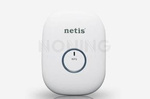 WIFI REPEATER, 300 MBPS + RJ-45 NETIS E1+ WHITE
