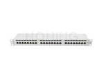 PATCH PANEL 24 PORT 1U CAT.5E SHIELDED GREY LANBERG