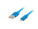Kabel Lightning(M)->Usb-A(M) 1.8m Niebieski Premium Lanberg