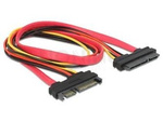 EXTENSION CABLE SATA DATA(M/F)+POWER 50CM DELOCK