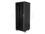 Szafa Instalacyjna Rack Stojąca 19" 32u 600x600 Czarna Lanberg (Flat Pack)