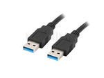 CABLE USB-A M/M 3.0 1.0M BLACK LANBERG