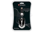 MYSZ VERBATIM TRAVEL 1000DPI CZARNA ZWIJANY KABEL
