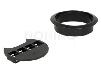 Moduł Keystone 4-Portowy Do Montażu W Blacie Biurka 60 Mm Czarny Delock