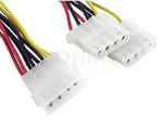 KABEL ROZDZIELACZ ZASILANIA MOLEX(M)->2X MOLEX(F) 15CM GEMBIRD
