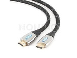 Kabel Hdmi M/M V1.4 1.8m Czarno-Srebrny Premium Gold Sznur Gembird
