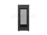 RACK CABINET 19" FREE-STANDING 27U/600X800 SELF-ASSEMBLY FLAT PACK WITH MESH DOOR LCD BLACK LANBERG