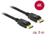 DISPLAYPORT M/M CABLE 5M 4K DELOCK