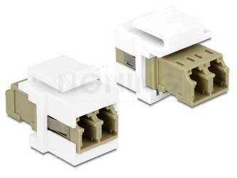 DELOCK KEYSTONE MODULE LC DUPLEX FEMALE > FEMALE