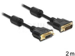 EXTENSION CABLE DVI 24+1 MALE > FEMALE 2 M DELOCK