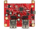 Raspberry Karta Pi Usb Micro(F)/Usb Pin Header->4x Usb-A(F) Delock
