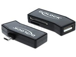CARD READER DELOCK MICRO USB OTG 3 IN ONE USB 2.0+USB PORT