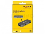 DOCKING STATION FOR MACBOOK DELOCK USB-C(M)->1X USB 3.2, HDMI, 1X THUNDERBOLT 5K