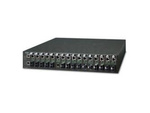 MEDIA CONVERTER CHASSIS PLANET MC-1610MR48 16-SLOT MANAGED REDUNDANT POWER SUPPLY